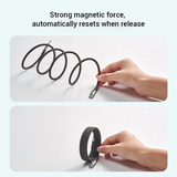  Cáp Sạc Nhanh Từ Tính Thu Gọn C to C CUKTECH CMC615C 240W (6A, 480Mbps, Supports Carlife/CarPlay/HiCar) 