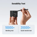  Củ Sạc Nhanh CUKTECH CP6 67W (With 0.7m Type-C Retractable Built-in Cable, 1*Type-C + 1*USB-A port, Support Xiaomi 67W MAX charging) 