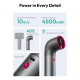  Quạt Cầm Tay AECOOLY Aero Ultra PH03 (4500mAh, 15.7H, 7 Speed Settings, LED Digital Display, 19000RPM) - Cũ 