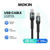  Cáp Sạc Nhanh C to Lightning MOKIN MOCL0210/MOCL0220 27W (MFi certified, 1m/2m, 480Mbps) 