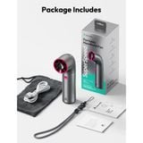  Quạt Cầm Tay AECOOLY Aero Ultra PH03 (4500mAh, 15.7H, 7 Speed Settings, LED Digital Display, 19000RPM) - Cũ 