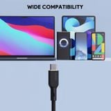  Cáp Sạc Nhanh C to C AUKEY CB-SCC241/CB-SCC242 240W (1m/1.8m, 480Mbps) 