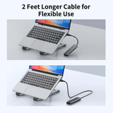  HUB Mở Rộng Đa Năng 5-in-1 MOKIN MOUC5708 (USB-A to 4*USB 3.0) 