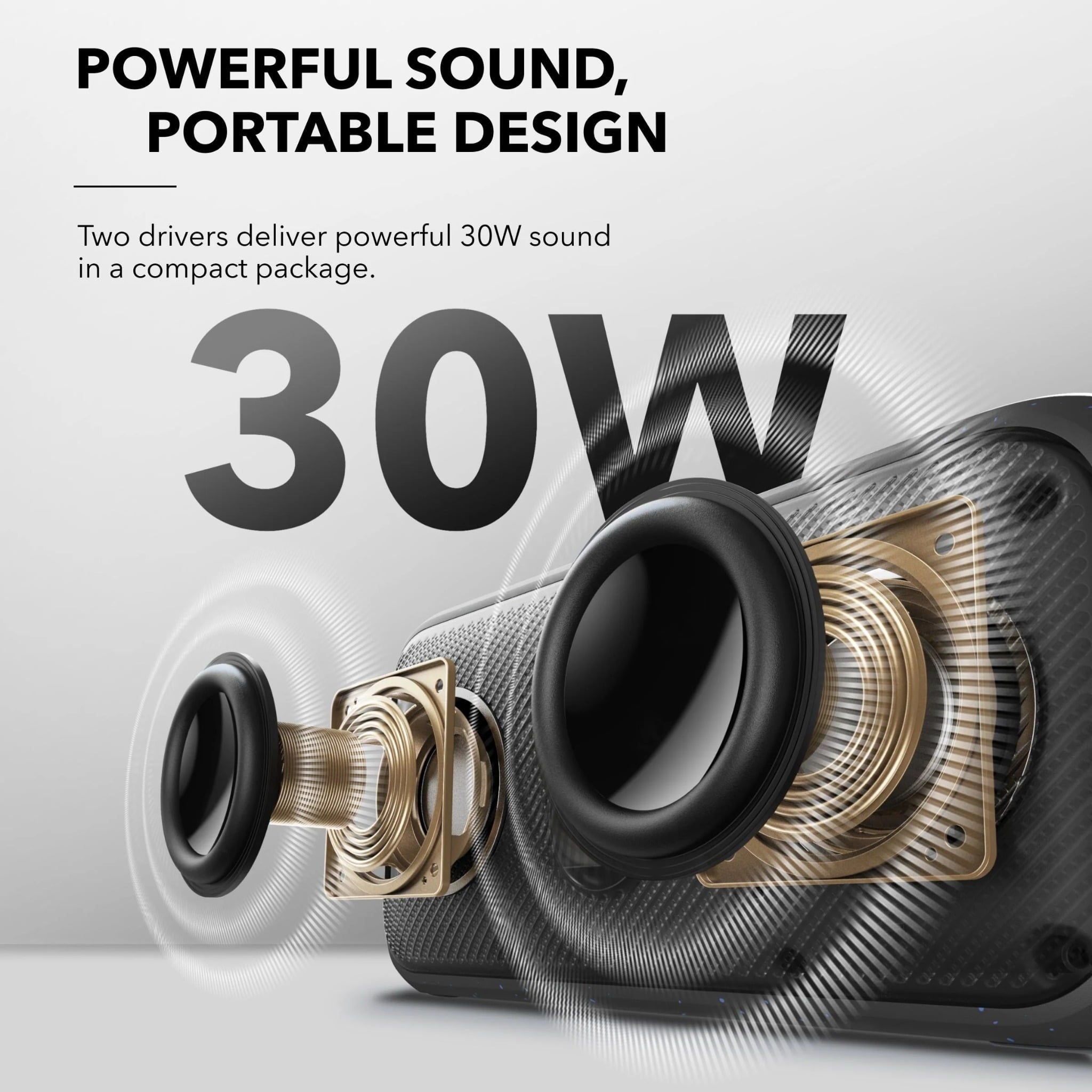  Loa Di Động Bluetooth SOUNDCORE Motion 300 30W (Bluetooth v5.3, 13H, TWS, Hi-Res Audio, ACC LC, SmartTune) 