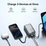  Pin Dự Phòng MOKIN MOPB0205 20000mAh 65W (CCC / 3C Certification, Digital Display, 1*USB-C + 1*USB-A port, Built-in Type-C cable) 
