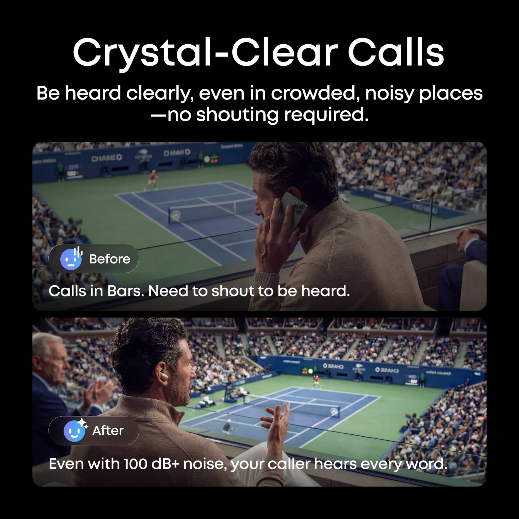  Tai Nghe Không Dây TWS SOUNDCORE Liberty 5 Pro Max (Bluetooth v6.1, 6.5H, with AI Note-Taker Smart Case, Screen Wallpaper, Effortless Screen Control, Hi-Res Audio, ANKER Thus™ Al, Dolby Atmos, IP55, Adaptive ANC 4.0, ACAA, Wireless Charging) 