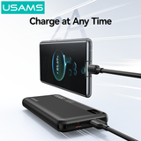  Pin Dự Phòng USAMS CD262 PB89 10000mAh 10W (1*Type-C + 1*USB-A port, LED Display, 3C Certification) 