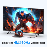  HUB Mở Rộng Đa Năng 6-in-1 MOKIN MOUC6602 (Type-C to HDMI4K@60Hz + 3*USB3.1 10Gbps + 1*Type-C3.1 10Gbps + 1*Type-C PD100W) 