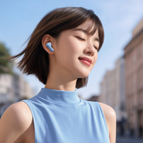  Tai nghe Không Dây TWS QCY MeloBuds N30 (Bluetooth ,5.4, 7H, IPX4, ANC, Multi-point connection, 0.068s Latency, QCY App, 9 selected EQs, Quad mic wind noise canceling for call) 