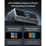  Trạm Sạc Đa Năng 11-in-1 MOKIN PU1102 (Smart LCD Display, 1*USB2.0 + 1*1Gbps Ethernet + 1*20Gbps/100W PD HOST + 2*4K@60Hz HDMI + 2*Type-C 10Gbps + 1*USB-A 10Gbps + 2*Type-C Charger + 1*USB-A Charger) 