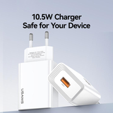  Củ Sạc Nhanh USAMS CC326 T69 2.1A (1*USB-A port, 5V/2.1A) 