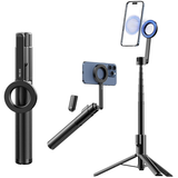  Gậy Selfie Từ Tính Tích Hợp Tripod Dùng Cho Điện Thoại ULANZI MG-003 (1.36m, 360° Rotatable, Built-in N52 Magnetic, Wireless Remote up to 10m) 