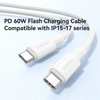  Cáp Sạc Nhanh C to C USAMS SJ763 U90 60W (1m, 480Mbps) 