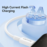  Cáp Sạc Nhanh USB to Type-C USAMS SJ761 U90 18W (3A, 1m, 480Mbps) 