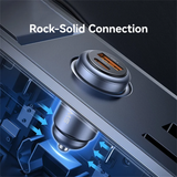  Tẩu Sạc Cho Ô Tô USAMS CC322 30W (1*Type-C + 1*USB-A port, For 12V-24V Car Model) 