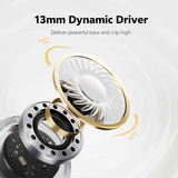  Tai nghe Không Dây TWS QCY Air (Bluetooth v5.4, 7H, ENC, 9 EQ presets + custom EQ, Dual AI microphones with wind noise reduction) 