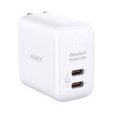  Củ Sạc Nhanh AUKEY PA-B4T 45W (2*Type-C port, GaN Technology) 