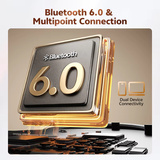  Tai Nghe Kẹp Tai Bluetooth TWS QCY Crossky C50 (Bluetooth v6.0, 7.5H, Dual-Magnet Driver & Bass Boost, IPX5, Auto-Tuned Audio, Advanced Directional Algorithms) 
