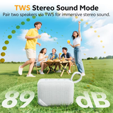  Loa Di Động Không Dây QCY SP2 5W (Bluetooth v5.3, 17H, 1000mAh, TWS, 45mm Deep Bass Dynamic Coil, 24 Mode RGB Light Show & Smart EQ, Smart App, IP67) 