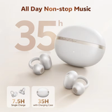  Tai Nghe Kẹp Tai Bluetooth TWS QCY Crossky C50 (Bluetooth v6.0, 7.5H, Dual-Magnet Driver & Bass Boost, IPX5, Auto-Tuned Audio, Advanced Directional Algorithms) 