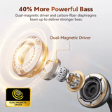  Tai Nghe Kẹp Tai Bluetooth TWS QCY Crossky C50 (Bluetooth v6.0, 7.5H, Dual-Magnet Driver & Bass Boost, IPX5, Auto-Tuned Audio, Advanced Directional Algorithms) 