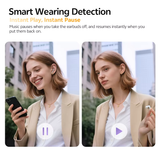  Tai Nghe Không Dây TWS QCY MeloBuds N70 HT18 (Bluetooth v6.0, 10H, IPX5, ANC, LDAC & Hi-Res Wireless Certified, Personalized Sound, Dual Driver Units) 