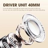  Tai Nghe Chụp Tai Không Dây HAVIT Space NC01H H635BT (Bluetooth v6.0, 132H, -35dB HYBRID ANC, 40mm Driver) 