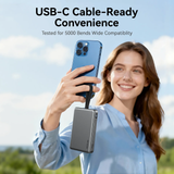  Pin Dự Phòng MOKIN MOPB0603 10000mAh 35W (CCC / 3C Certification, Digital Display, 1*USB-C + 1*USB-A port, Built-in Type-C cable) 