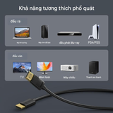  Cáp HDMI2.0 MOKIN MOHD0320 (4K@60Hz, Dolby ATMOS, Dolby Vision, HDR10+, eARC, HDCP 2.2&2.3, 18Gbps, 2m) 