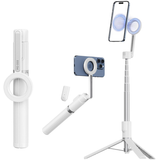  Gậy Selfie Từ Tính Tích Hợp Tripod Dùng Cho Điện Thoại ULANZI MG-003 (1.36m, 360° Rotatable, Built-in N52 Magnetic, Wireless Remote up to 10m) 