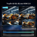  Cáp HDMI2.0 MOKIN MOHD0320 (4K@60Hz, Dolby ATMOS, Dolby Vision, HDR10+, eARC, HDCP 2.2&2.3, 18Gbps, 2m) 