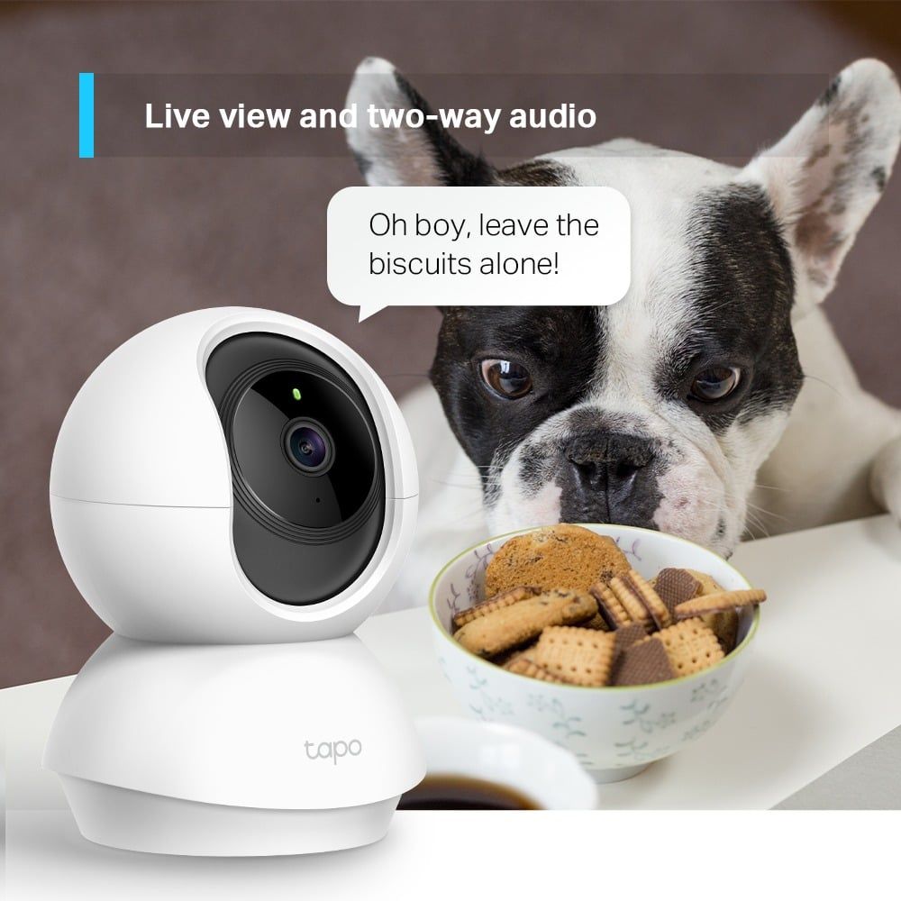  Camera Wi-Fi An Ninh Gia Đình Quay Quét TAPO TC70 4K (8MP, Wi-Fi 6 Dual-Band, Free Person/Pet/Vehicle Detection, IP66, Works with Google Home/Amazon Alexa) 