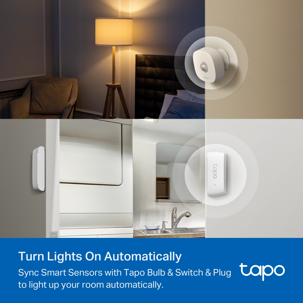  Bộ Khởi Động Cảm Biến Thông Minh TAPO T30 (Window/Door Safeguard, Motion Detection, Smart Action Support, Instant Alerts & App Notification, Works with Google Home/Amazon Alexa/Matter) 