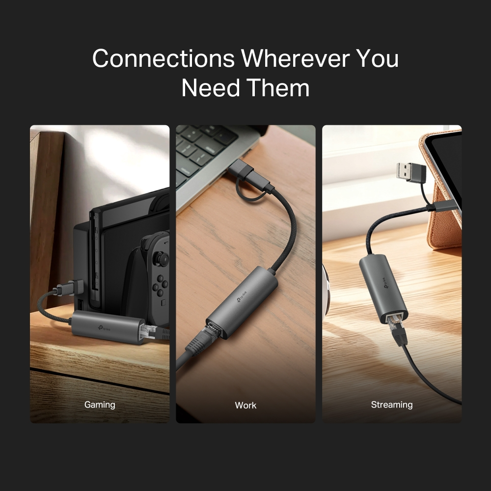  Bộ Chuyển Đổi Mạng USB/Type C to RJ-45 TP-LINK UE310C (1Gbps) 