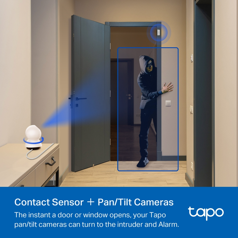  Bộ Khởi Động Cảm Biến Thông Minh TAPO T30 (Window/Door Safeguard, Motion Detection, Smart Action Support, Instant Alerts & App Notification, Works with Google Home/Amazon Alexa/Matter) 