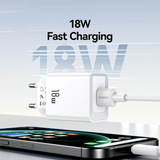  Củ Sạc Nhanh USAMS CC324 T69 18W (1*USB-A port, QC3.0) 