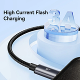  Cáp Sạc Nhanh USB to Type-C USAMS SJ767 U91 3A (1.2m, 480Mbps) 