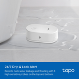  Cảm Biến Rò Rỉ Nước Thông Minh TAPO T300 (6 High-sensitive Probes, Built-in 90 dB Adjustable Siren, App Alert, IP67, Visible Alarm With Smart Lights, 3+Year Battery Life, Works with Google Home) 