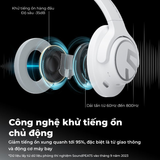  Tai Nghe Chụp Tai Không Dây SoundPEATS Space (Bluetooth v5.3, 123H, Game Mode, ANC) 