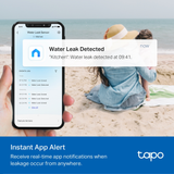  Cảm Biến Rò Rỉ Nước Thông Minh TAPO T300 (6 High-sensitive Probes, Built-in 90 dB Adjustable Siren, App Alert, IP67, Visible Alarm With Smart Lights, 3+Year Battery Life, Works with Google Home) 