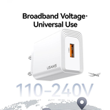  Củ Sạc Nhanh USAMS CC324 T69 18W (1*USB-A port, QC3.0) 