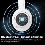  Tai Nghe Chụp Tai Không Dây SoundPEATS Space (Bluetooth v5.3, 123H, Game Mode, ANC) 