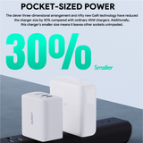  Củ Sạc Nhanh AUKEY PA-B4T 45W (2*Type-C port, GaN Technology) 