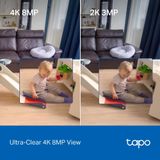  Camera An Ninh Gia Đình Wi-Fi TAPO C260 4K (8MP, 360º horizontal+116º vertical, Customizable Block Zone, Works with Google Assistant/Amazon Alexa/Samsung SmartThings) 
