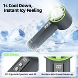  Quạt Mini Cầm Tay GOOJODOQ GFS006 High-Speed Handheld Fan (4000mAh, 12H, 10m/s, 13000RPM, 100 Fan Speeds Adjustment, Digital LED Display, <25dB, Semiconductor cooling plate) 