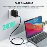  Cáp Sạc Nhanh C to C AUKEY CB-SCC241/CB-SCC242 240W (1m/1.8m, 480Mbps) 