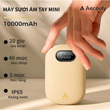  Máy Sưởi Cầm Tay Từ Tính Mini AECOOLY Glow 01 (15W Max Heating Power, 140°F, Digital Display, Digital Display, ±0.5°C Adjustment, Flashlight, 20000mAh, Heating Area 13.5in², IP65) 