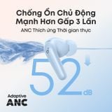  Tai Nghe Không Dây TWS SOUNDCORE R60i NC (Bluetooth v6.1, Adaptive ANC, Hi-Res Certified Sound with LDAC, 10H, IP55, Supports Real-Time 100+ AI Translation, Support Google Fast Pair, Dual Connections, 6 AI-Enhanced Mics for Clear Calls) 