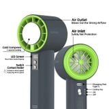  Quạt Mini Cầm Tay GOOJODOQ GFS006 High-Speed Handheld Fan (4000mAh, 12H, 10m/s, 13000RPM, 100 Fan Speeds Adjustment, Digital LED Display, <25dB, Semiconductor cooling plate) 