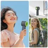  Quạt Mini Cầm Tay GOOJODOQ GFS006 High-Speed Handheld Fan (4000mAh, 12H, 10m/s, 13000RPM, 100 Fan Speeds Adjustment, Digital LED Display, <25dB, Semiconductor cooling plate) 